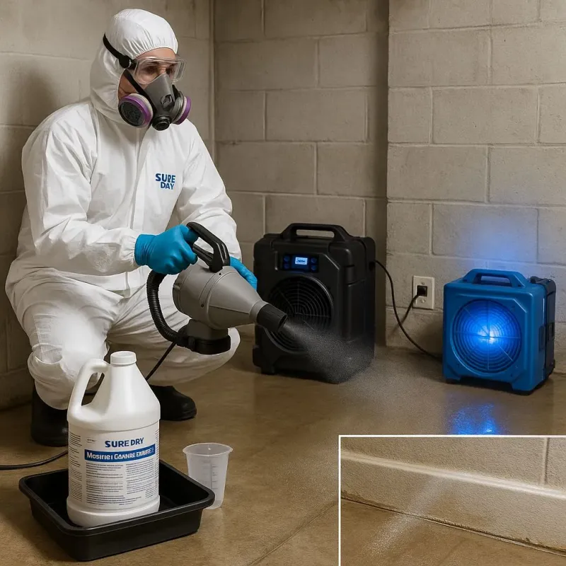 Sanitization and Odor Removal process in Camp Swift, TX