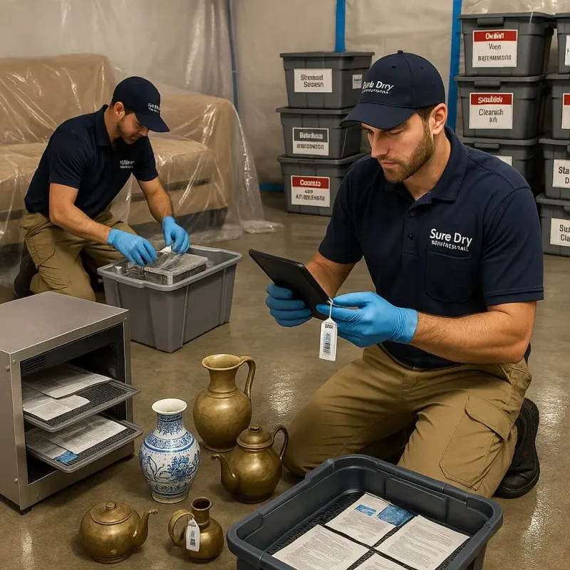 Content Protection and Restoration process in Camp Swift, TX