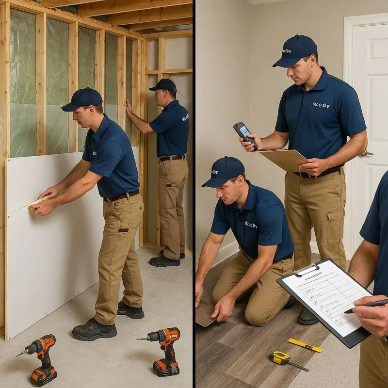 Repairs and Reconstruction process in Camp Swift, TX