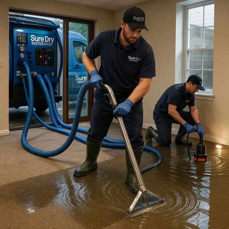 Water Extraction and Removal process in Camp Swift, TX